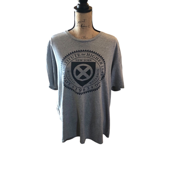 Marvel Xavier Institute Higher Learning T-shirt 2XL Gray - Picture 1 of 4